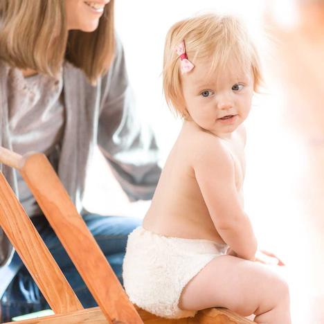Little Lamb Bamboo Fitted Nappy
