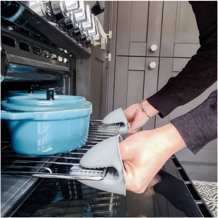 Silicone Oven Mitts, 1 Pair