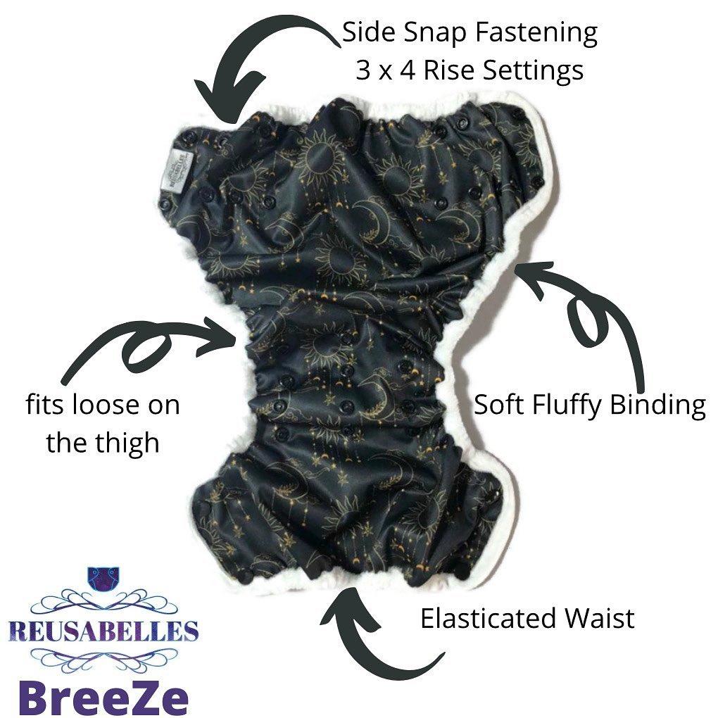 Reusabelles Bells Bumz Breeze Side Snap Wrap