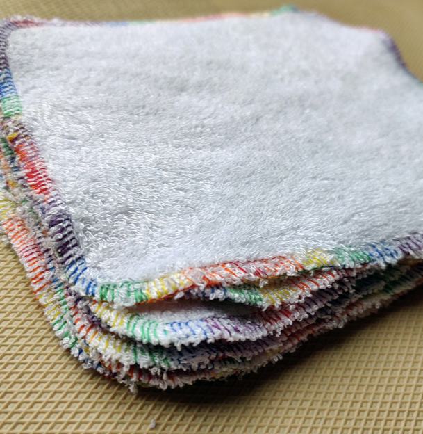 Fox & Bobbin - Reusable Naked Bamboo Wipes - Set Of 5