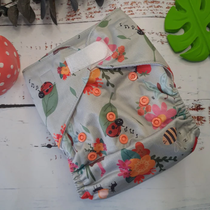 Green Cheeks Pocket Nappy with Hemp Insert