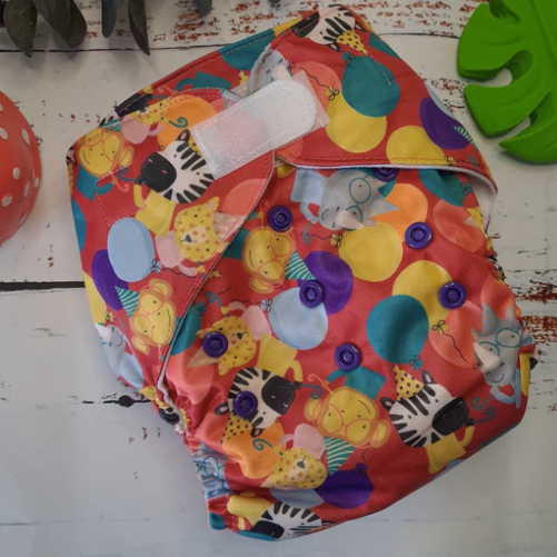 Green Cheeks Pocket Nappy with Hemp Insert