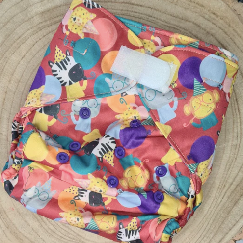 Green Cheeks Nappy Wrap