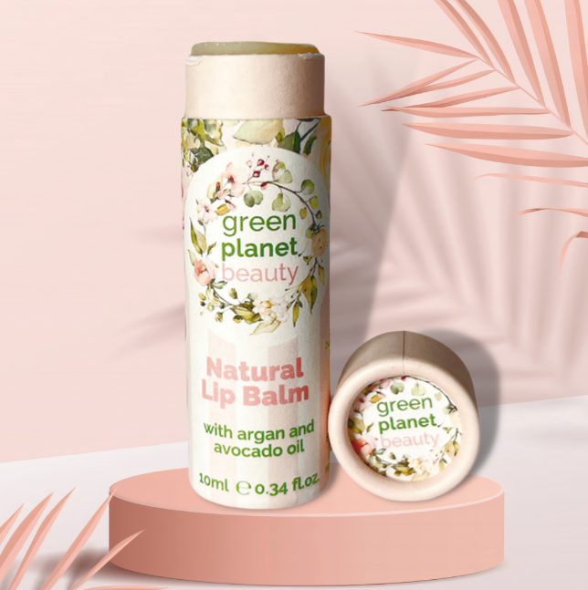 Green Planet Beauty Lip Balm with Argan & Avocado Oil