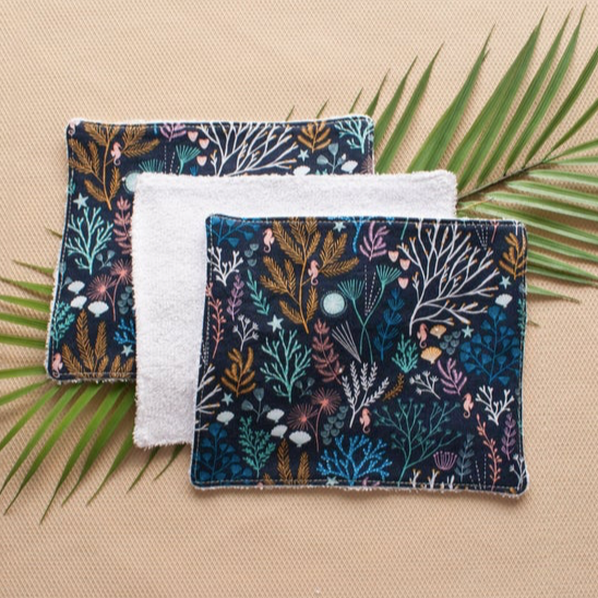 Fox & Bobbin - Reusable Terry Wipes - Set Of 5