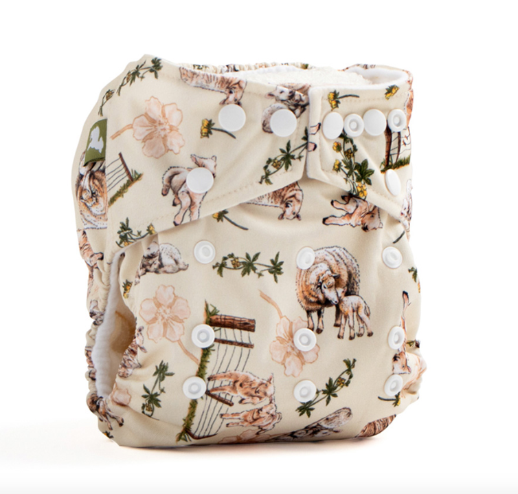 Little Lamb One Size Pocket Nappy