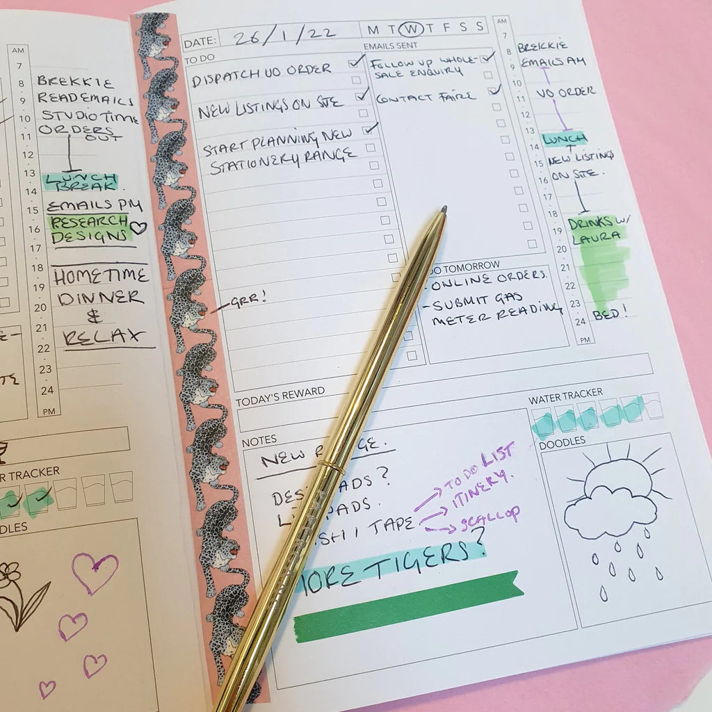 Memphis Geometric Daily Planner