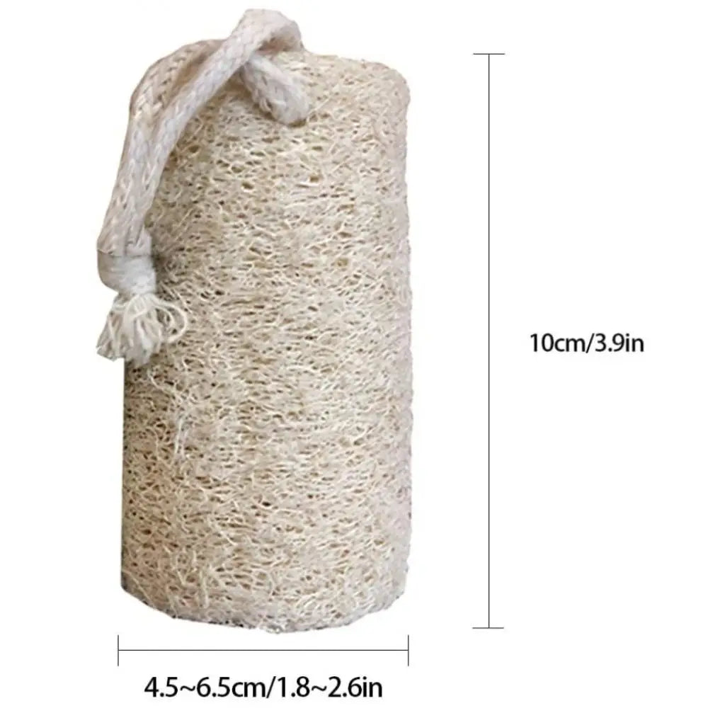 Natural Loofah | Organic Exfoliating Sponge Pad Scrubber