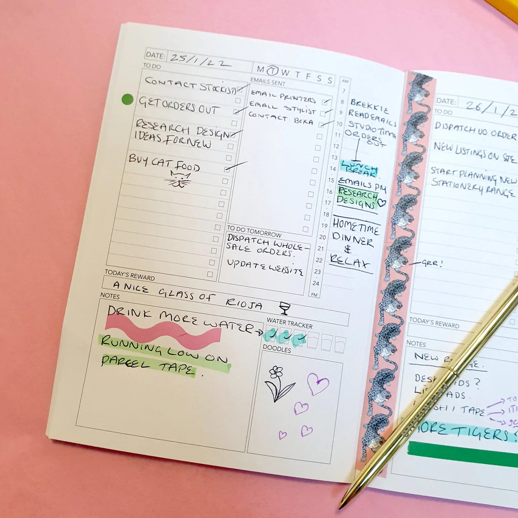 Memphis Geometric Daily Planner