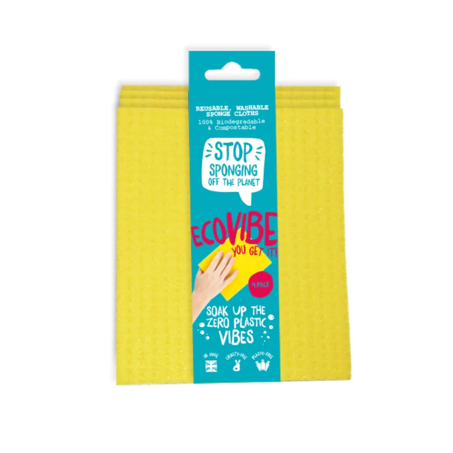Compostable Sponge Cleaning Cloths