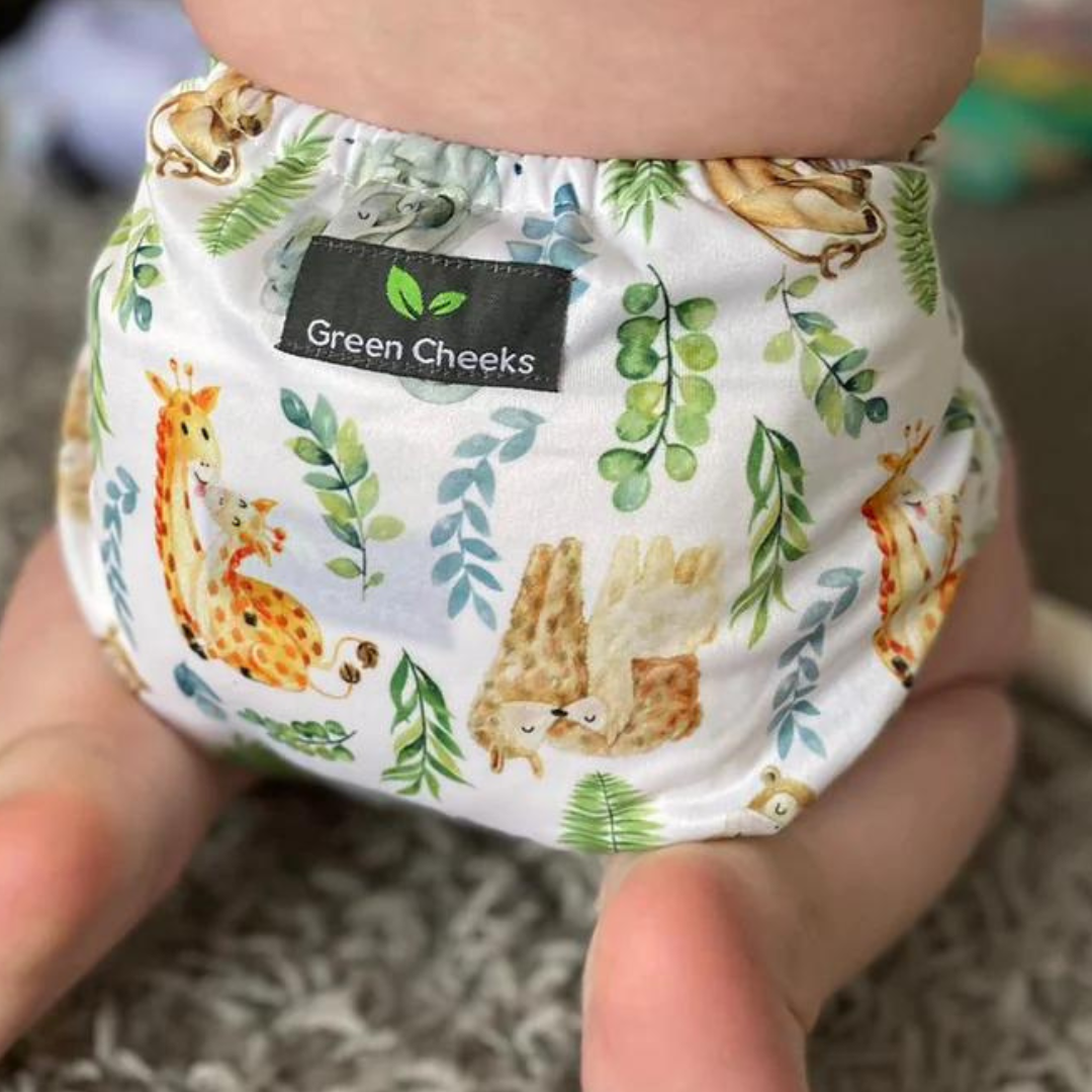 Green Cheeks Nappy Wrap