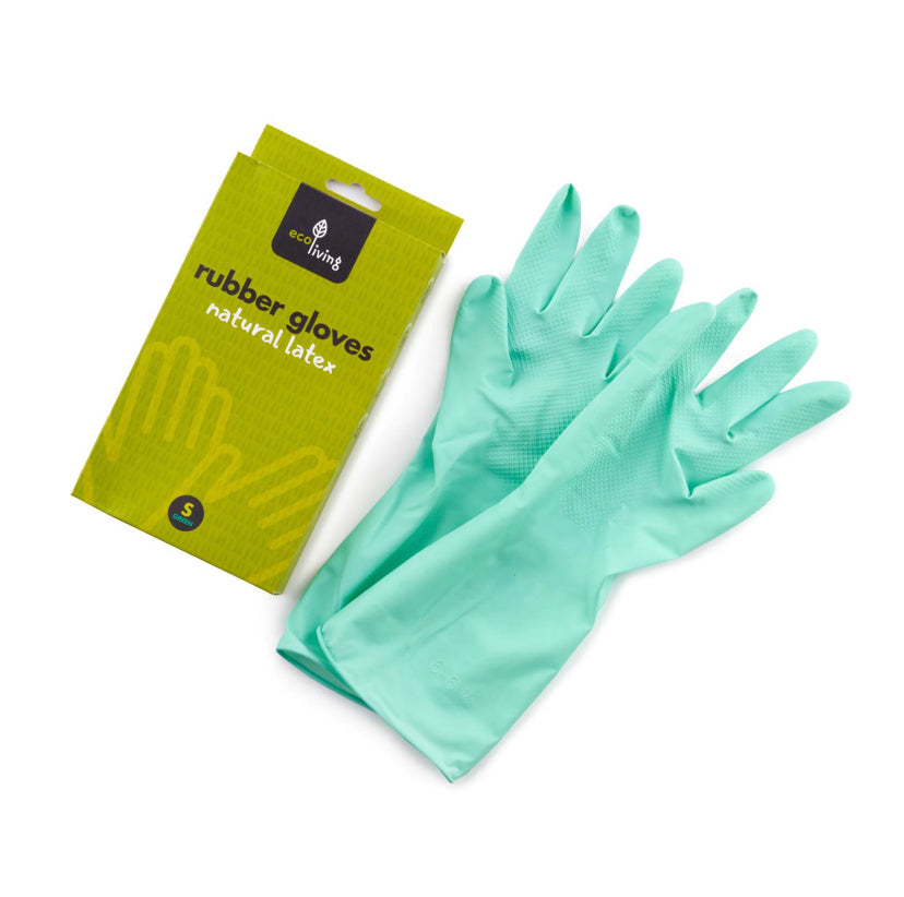 Natural Latex Rubber Gloves - Green