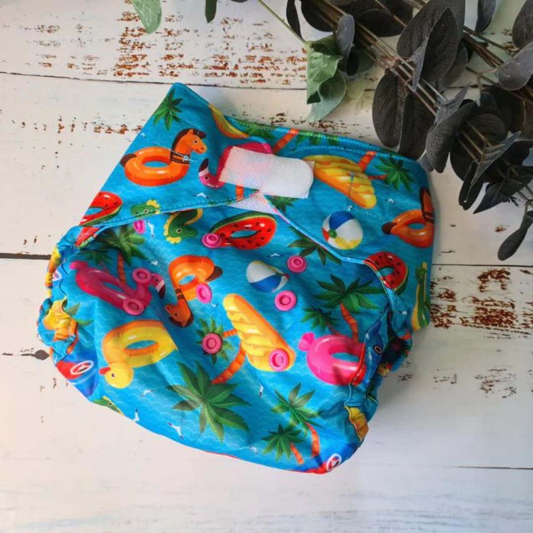 Green Cheeks Nappy Wrap