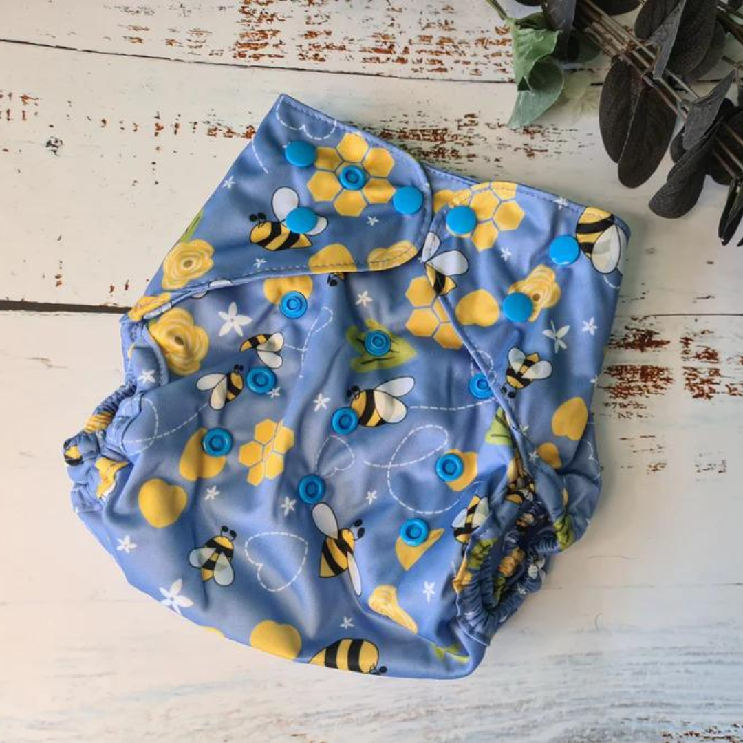 Green Cheeks Nappy Wrap