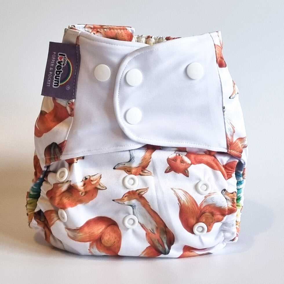 Little Lovebum Popper & Pocket Nappy