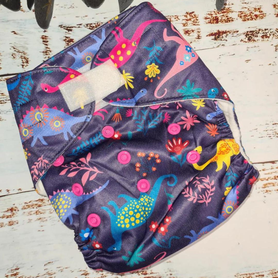 Green Cheeks Pocket Nappy with Hemp Insert