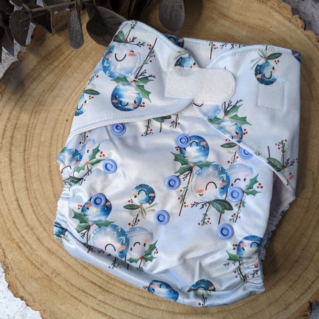 Green Cheeks Pocket Nappy with Hemp Insert