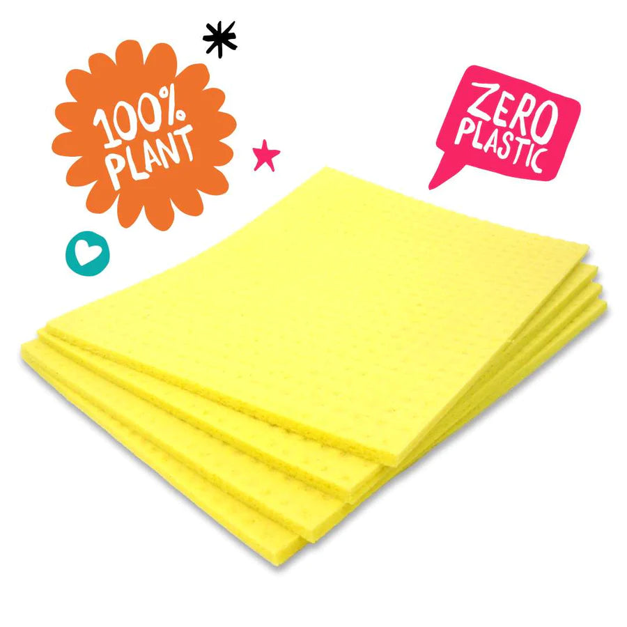 Compostable Sponge Cleaning Cloths