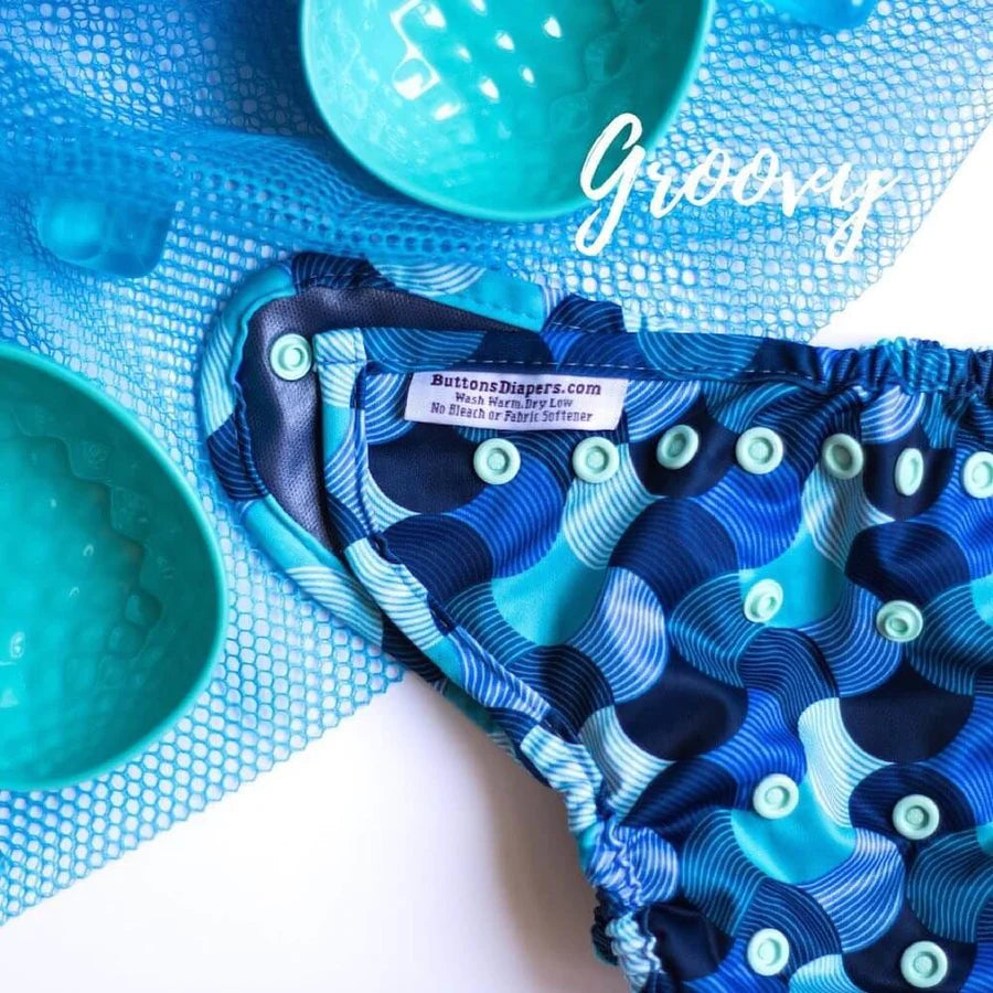 Buttons Diapers Cover - BTP (One Size)