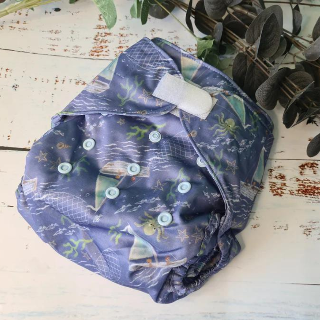 Green Cheeks Nappy Wrap