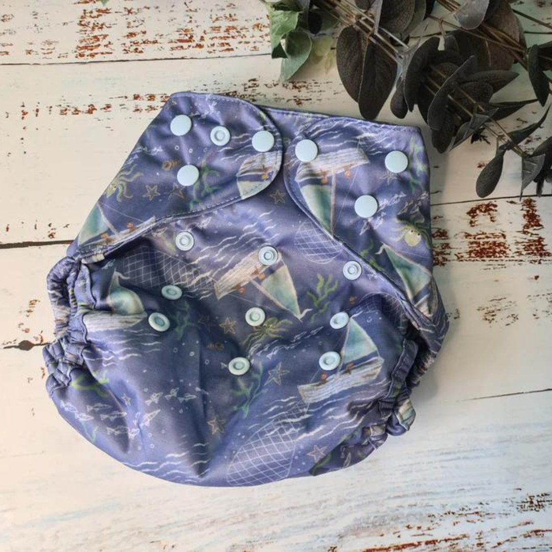 Green Cheeks Nappy Wrap