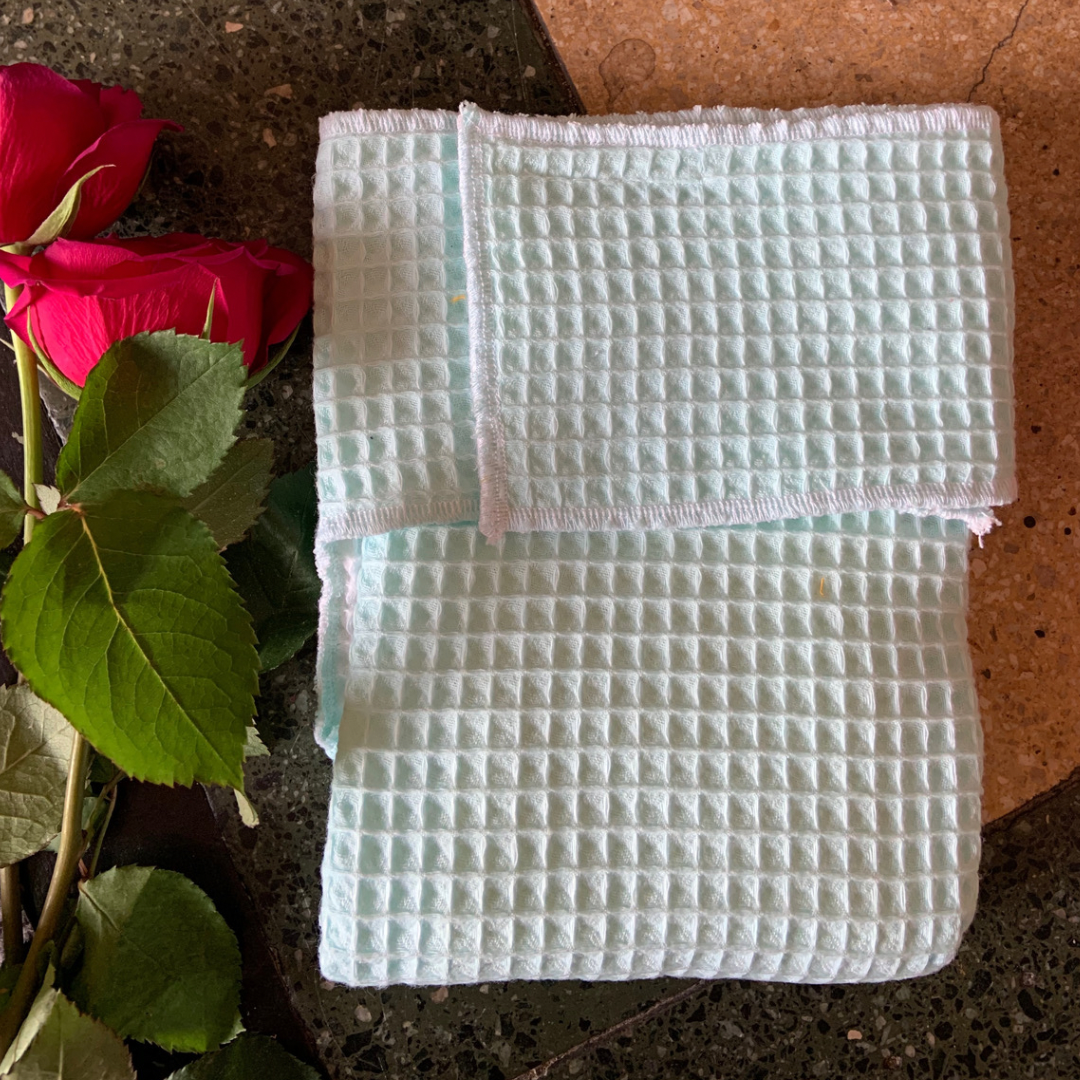 Evie Reusables Cotton Waffle & Hemp Preflat