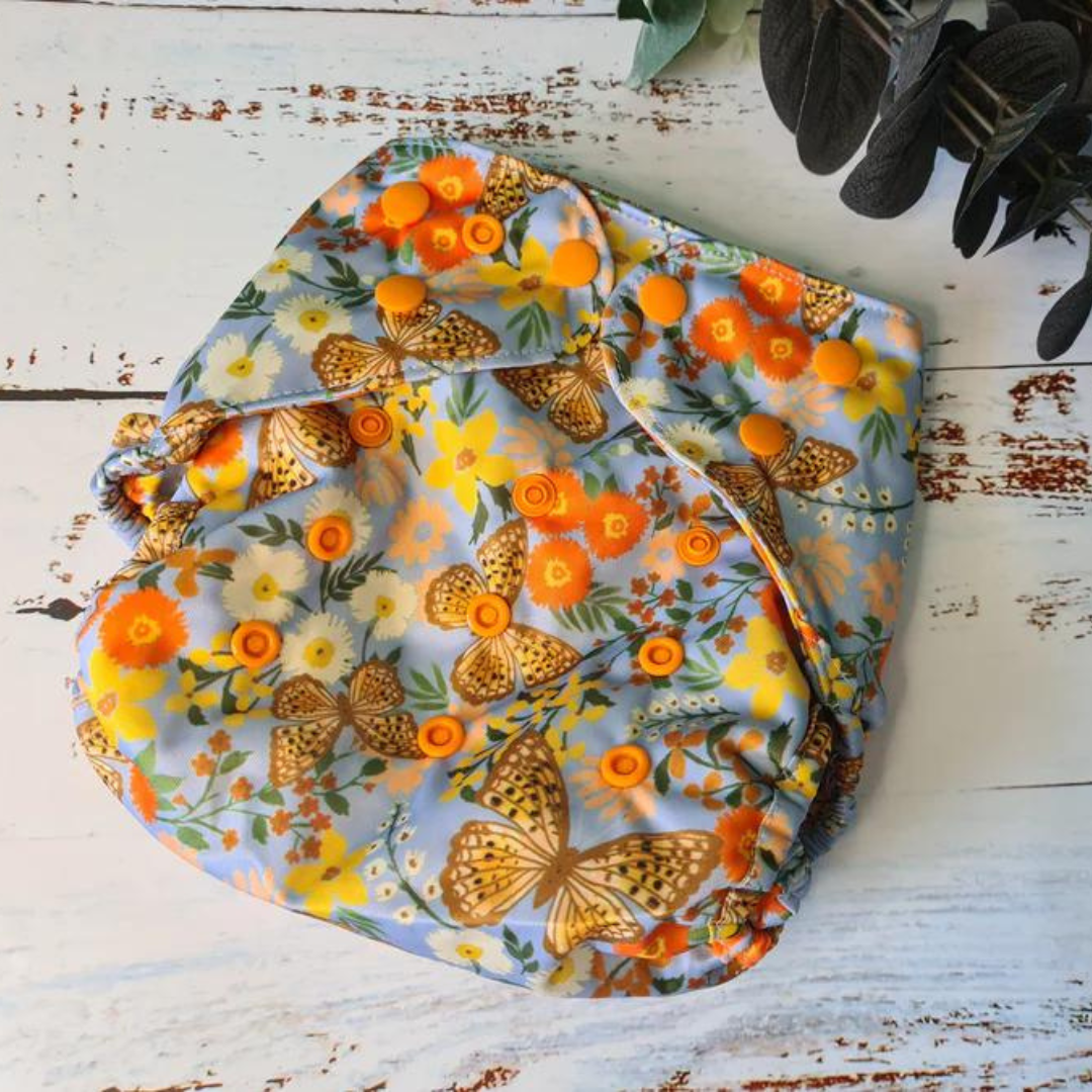 Green Cheeks Nappy Wrap