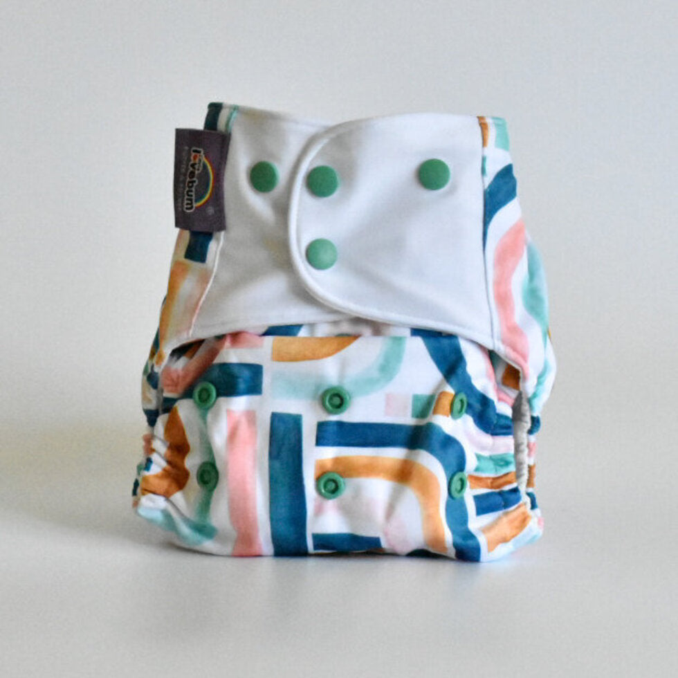 Little Lovebum Popper & Pocket Nappy