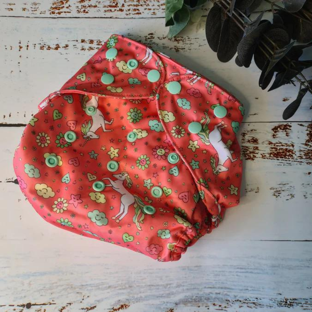 Green Cheeks Nappy Wrap