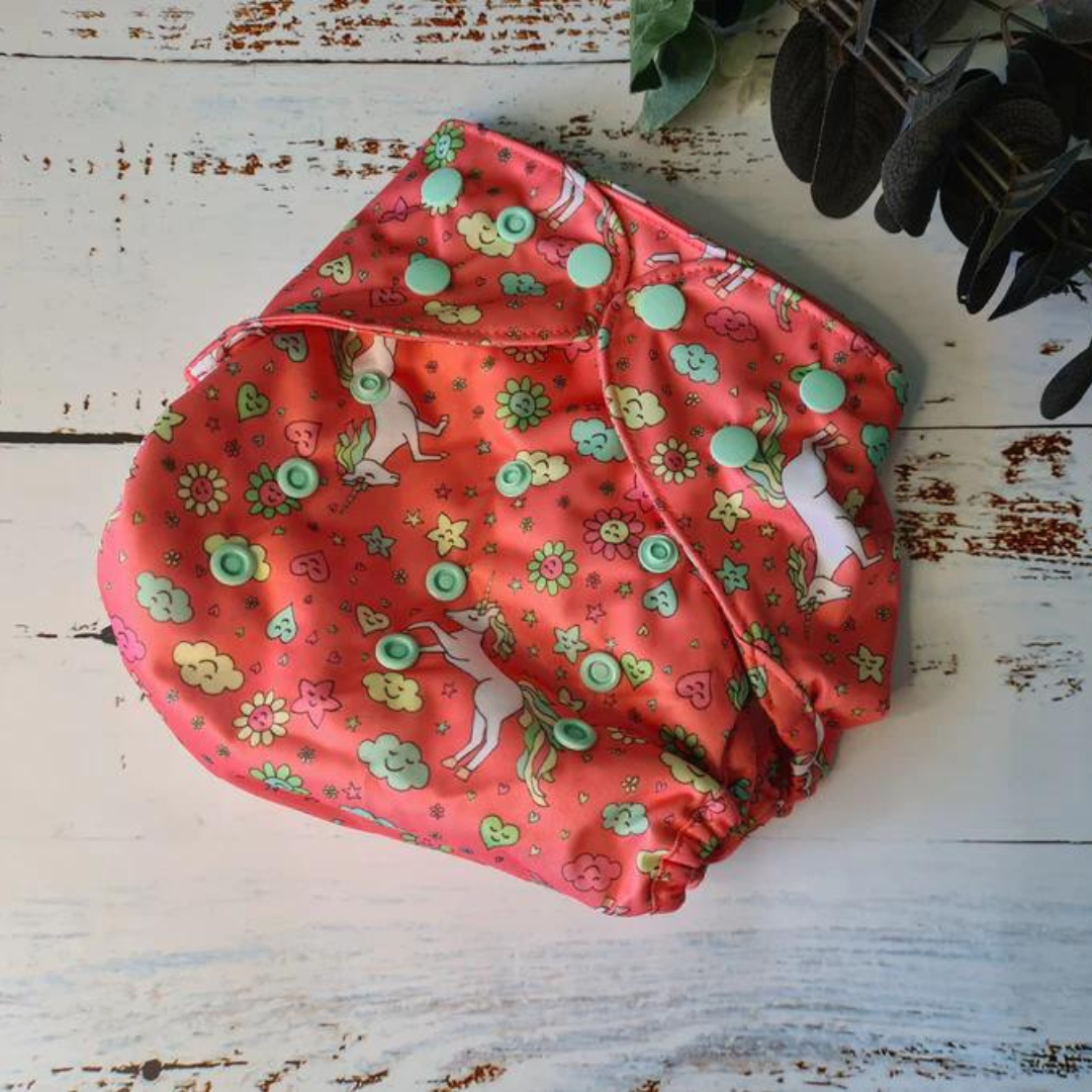 Green Cheeks Nappy Wrap