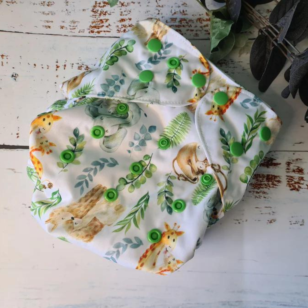 Green Cheeks Nappy Wrap