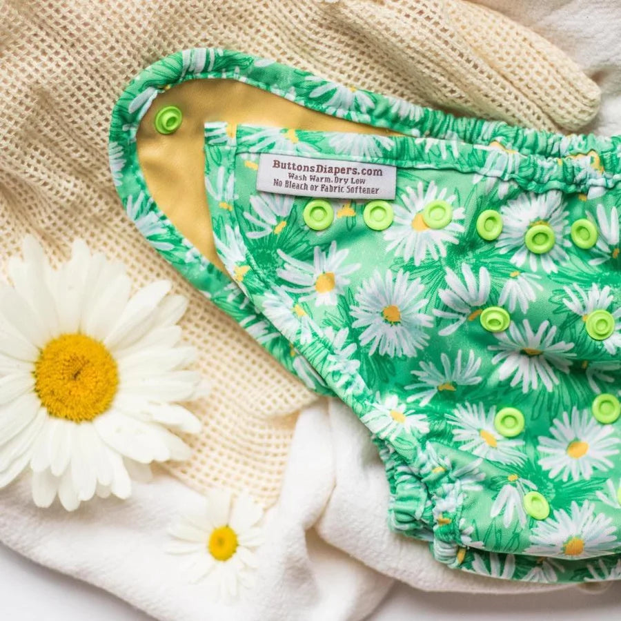 Buttons Diapers Cover - BTP (One Size)