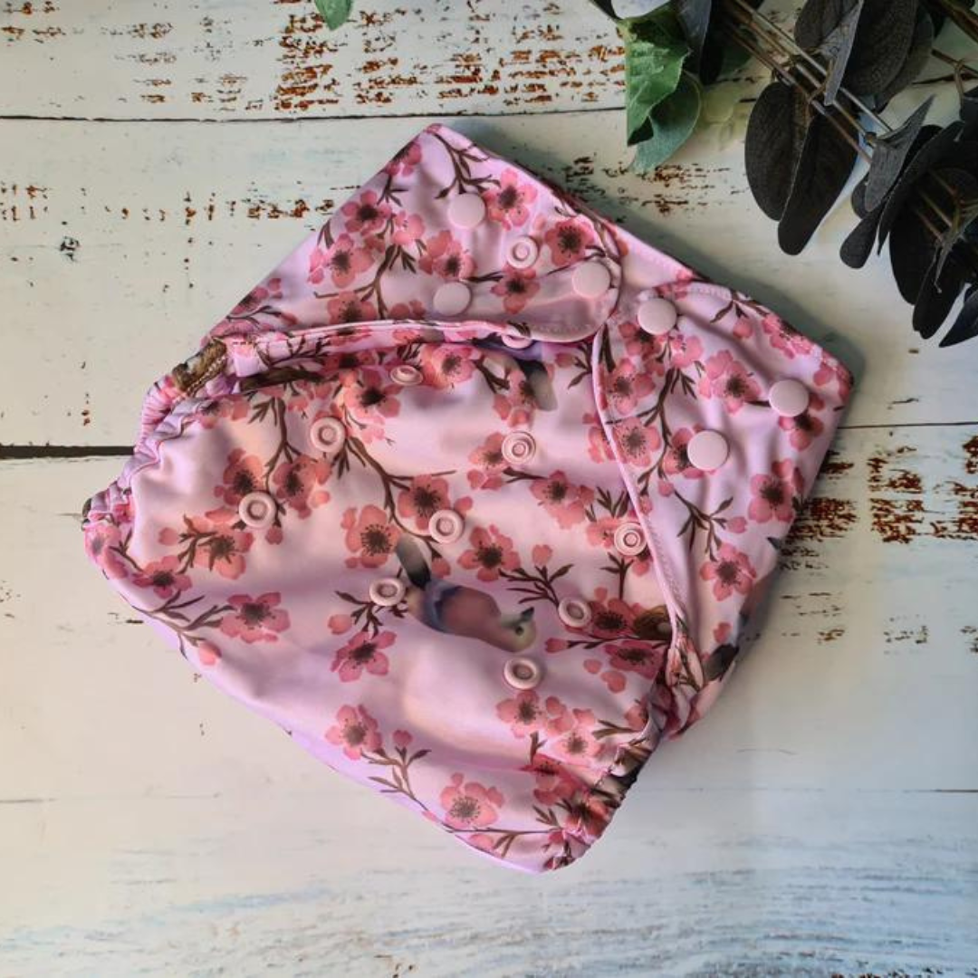 Green Cheeks Nappy Wrap