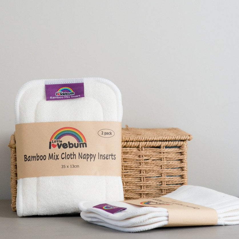 Little Lovebum Bamboo Insert (2 Pack)