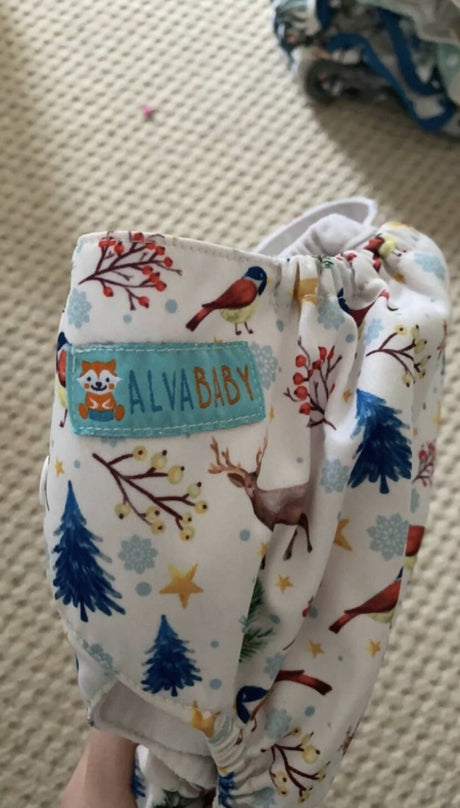 ALVA Baby pocket nappy winter print