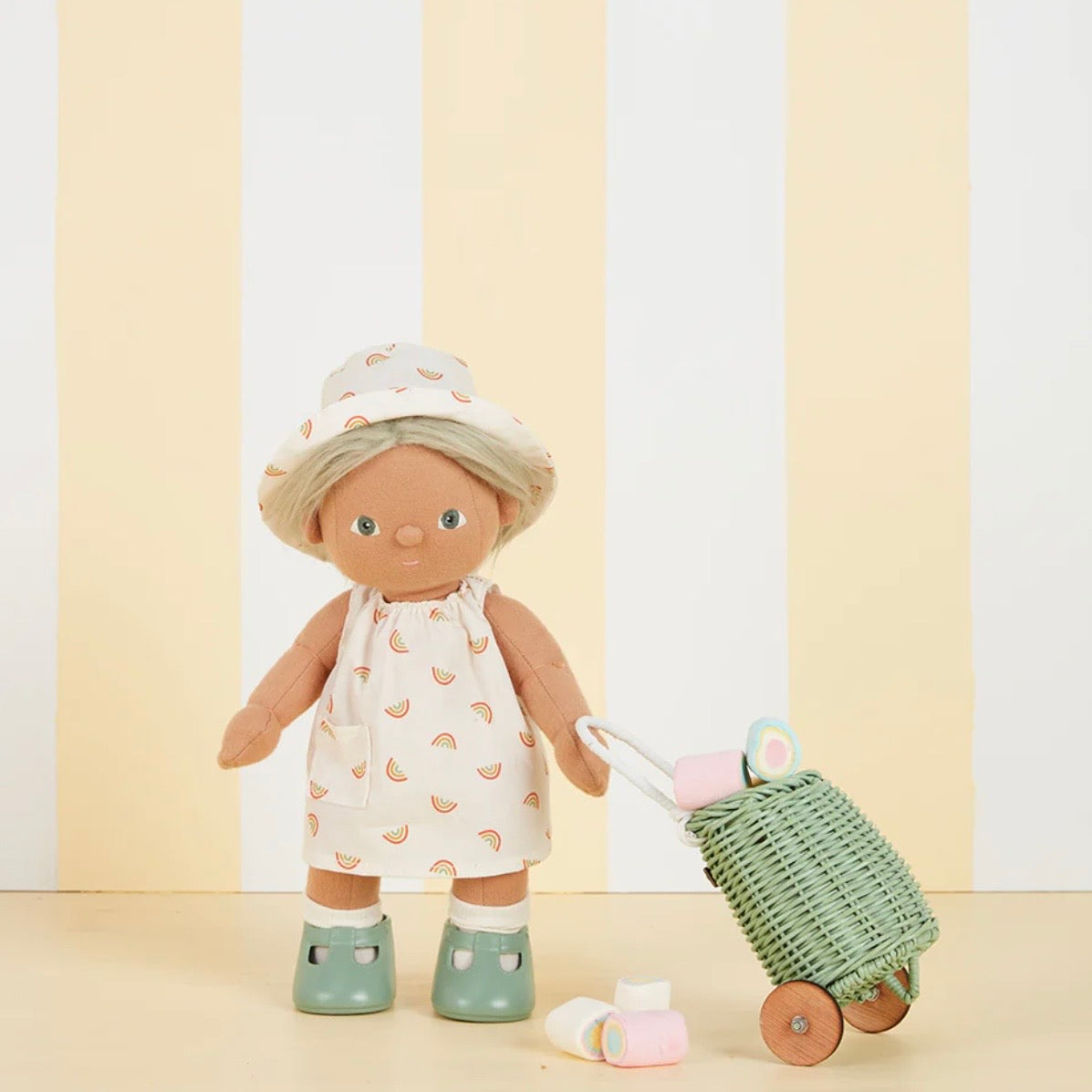 Dinkum Dolls Cotton Una Rainbow Dress Set