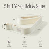 2-in-1 Yoga Strap & Mat Carrier – Deepen Your Practice in Style