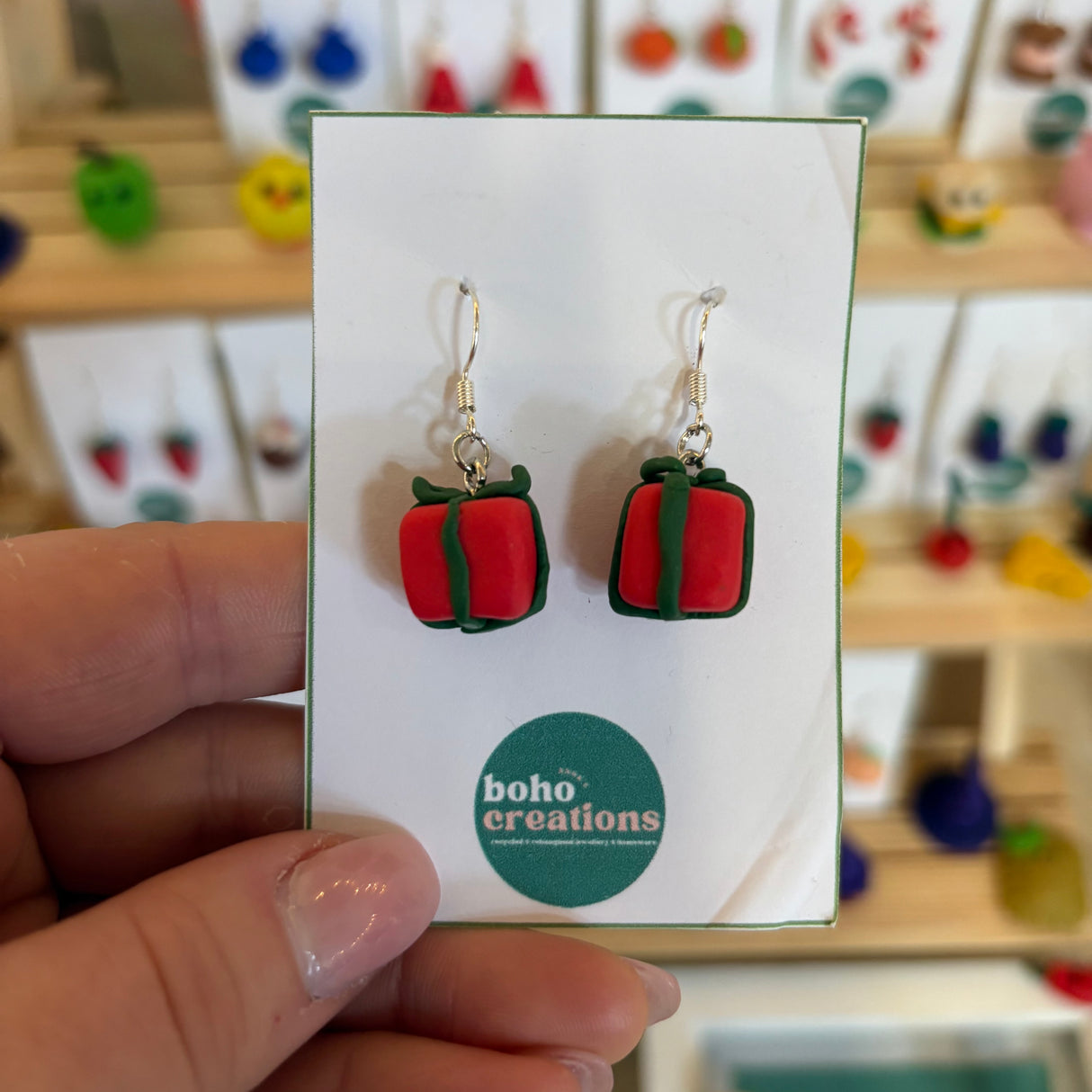Boho Creations Christmas Present Handmade Earrings