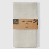 Organic Cotton Herringbone Weave Tea Towels, Set of 2