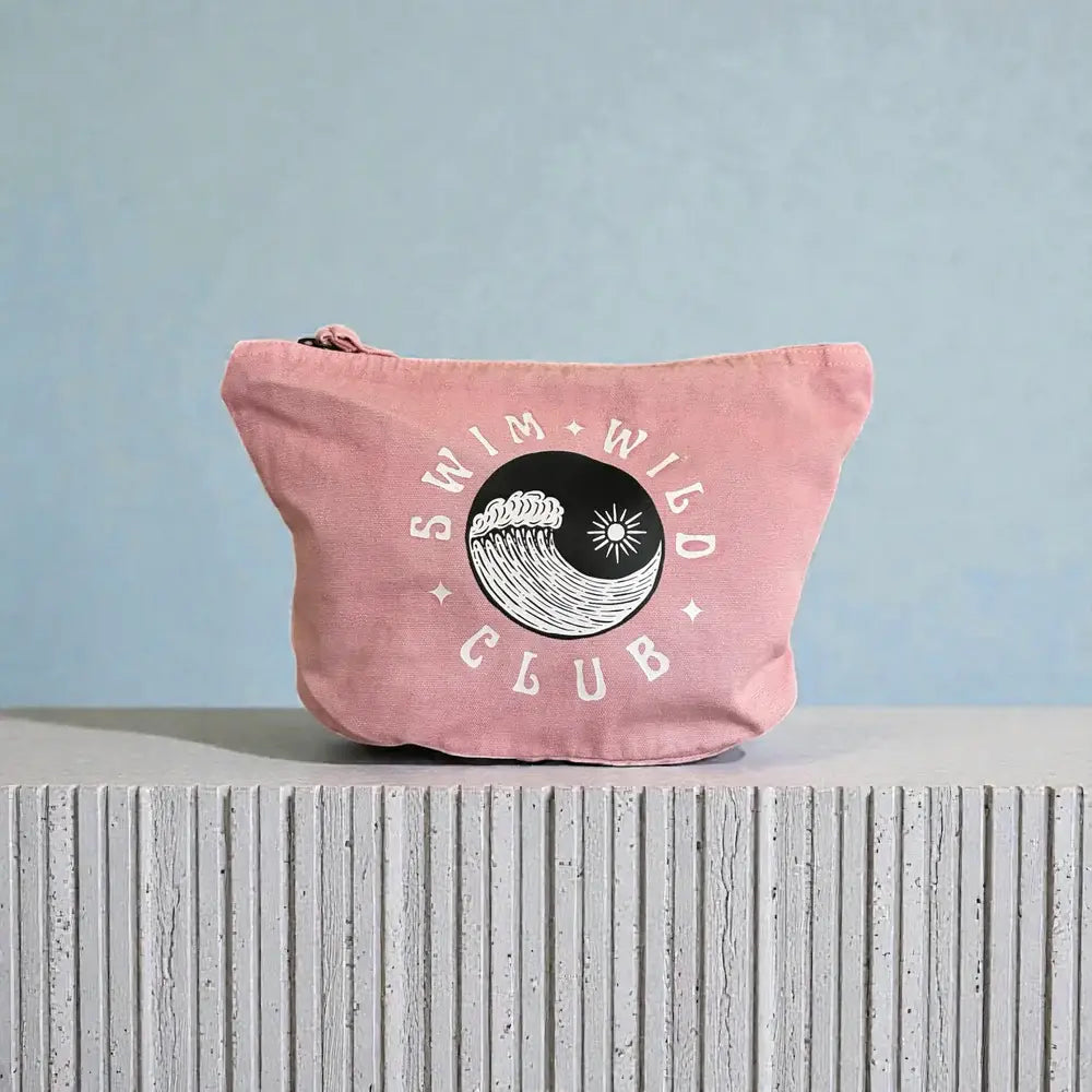 Swim Wild Club Zip Bag Bubblegum