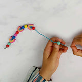 Cotton Twist Rainbow & Flower Bracelet Making Kit