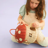 Olli Ella Rattan Mushroom Basket