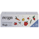 Compostable & Biodegradable 6L Food and Freezer Bags - 25