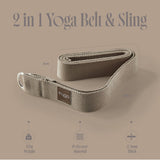 2-in-1 Yoga Strap & Mat Carrier – Deepen Your Practice in Style