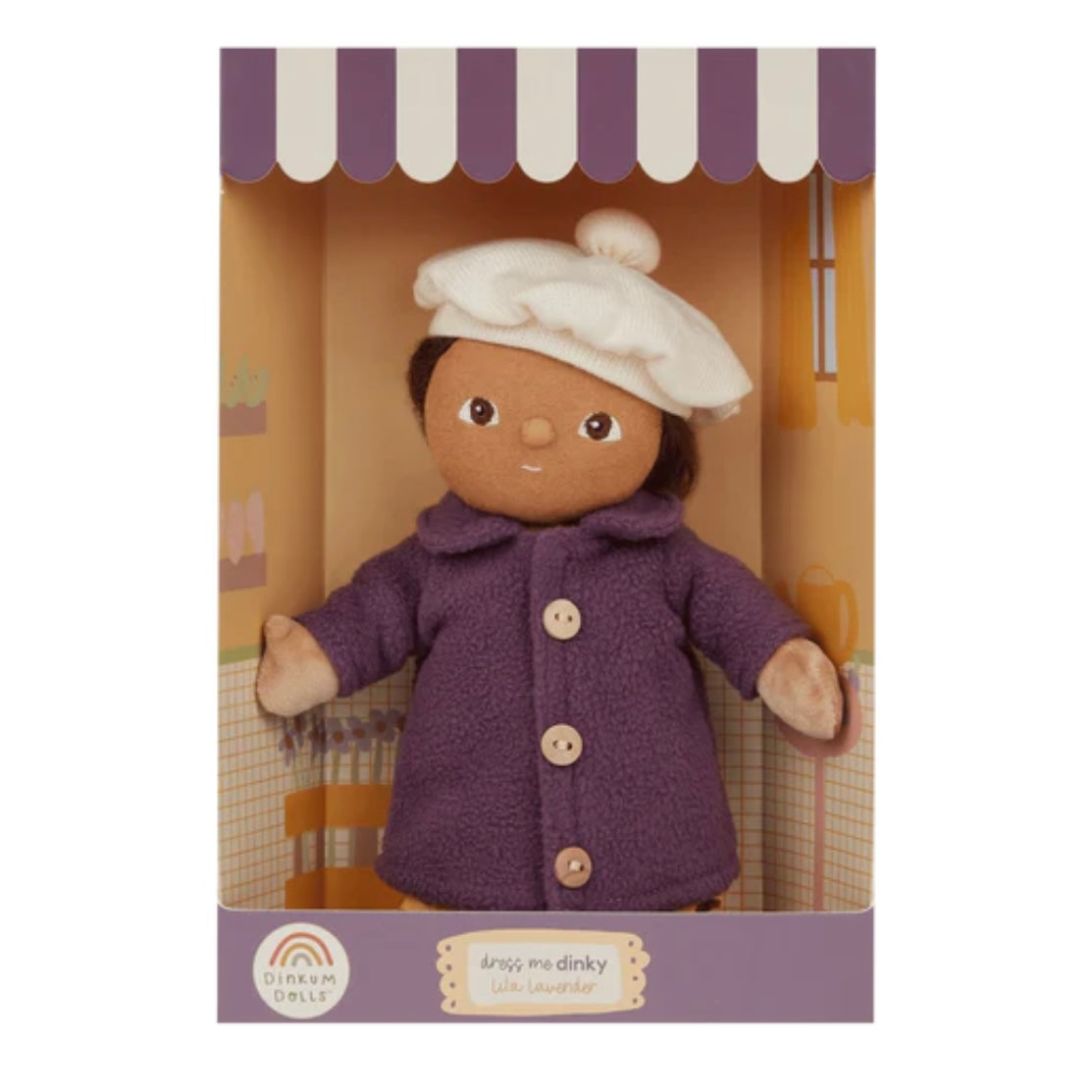 Olli Ella Dress Me Dinky Doll - Lila Lavender
