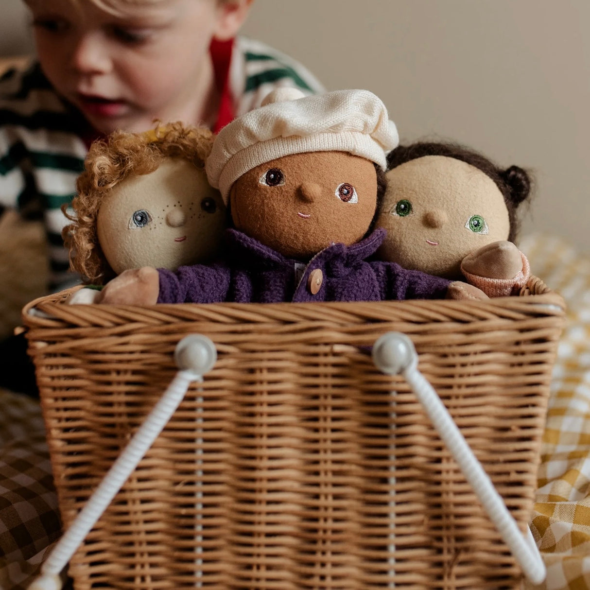 Olli Ella Dress Me Dinky Doll - Lila Lavender