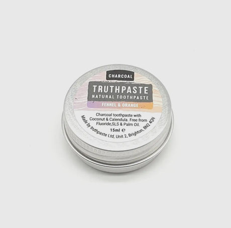 Truthpaste Charcoal: Fennel & Orange (100ml)