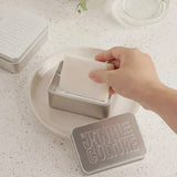 Travel Soap Tin | Metal Soap Container (with Drip Tray)