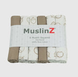 MuslinZ 6 Pack Muslin Squares 70x70cm