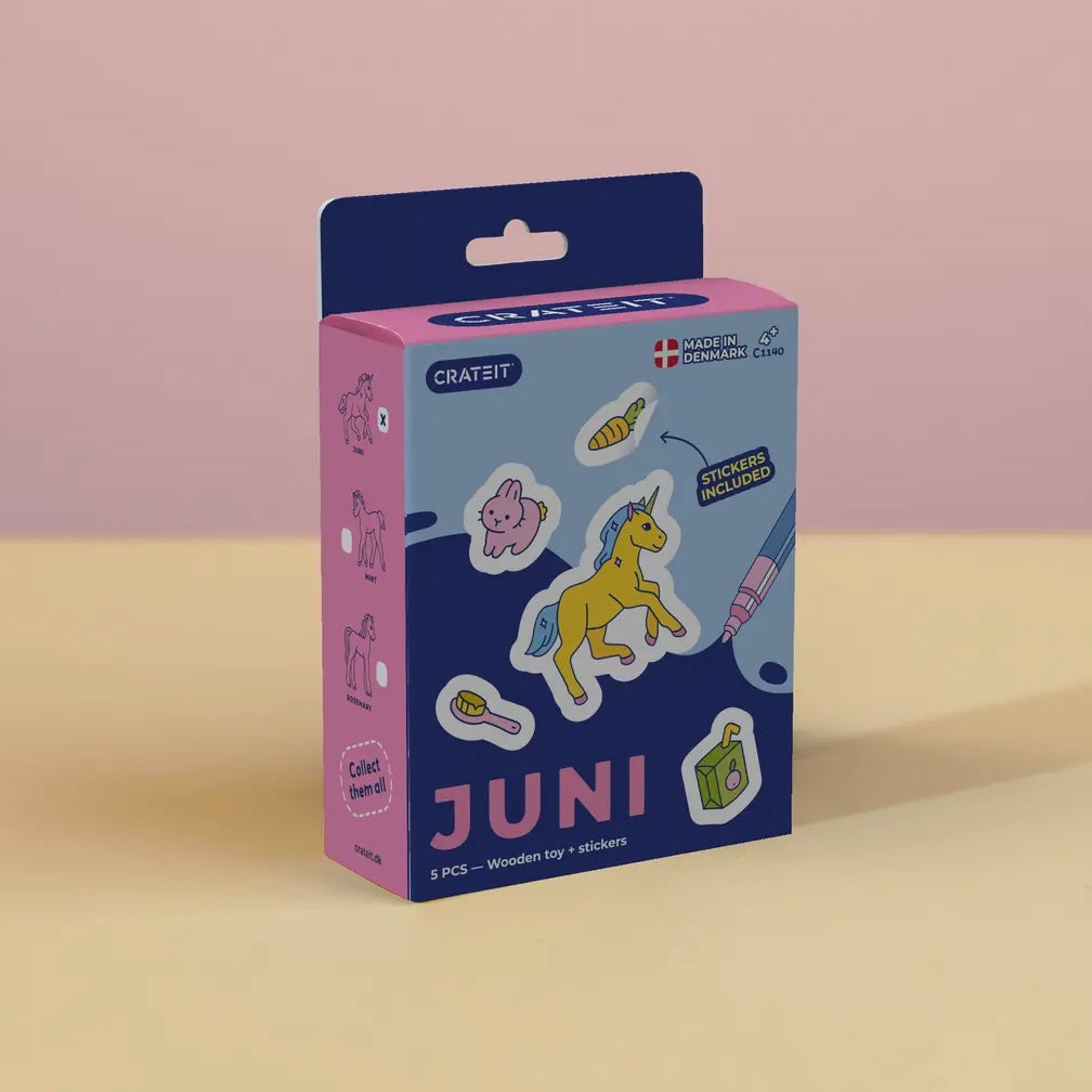 Crateit Unicorn | Juni | Wooden Art & Craft Kit
